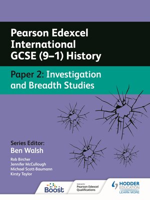 cover image of Pearson Edexcel International GCSE (9–1) History
